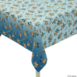 Dog Man Party Rectangle Plastic Tablecloth